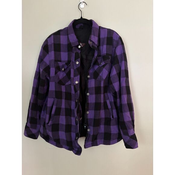 Unik International Women's Motorcycle Flannel XL Protective Armor NOT INCLUDED - Picture 3 of 10